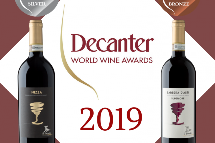 Ottimi risultati per i nostri vini ai Decanter World Wine Awards e alla Degustazione Annuale Nizza DOCG